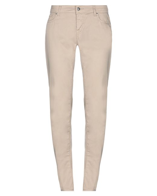 Jacob Cohen Natural Pants Cotton, Elastane