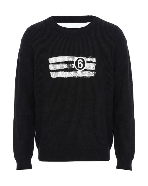 Pullover MM6 by Maison Margiela de hombre de color Black