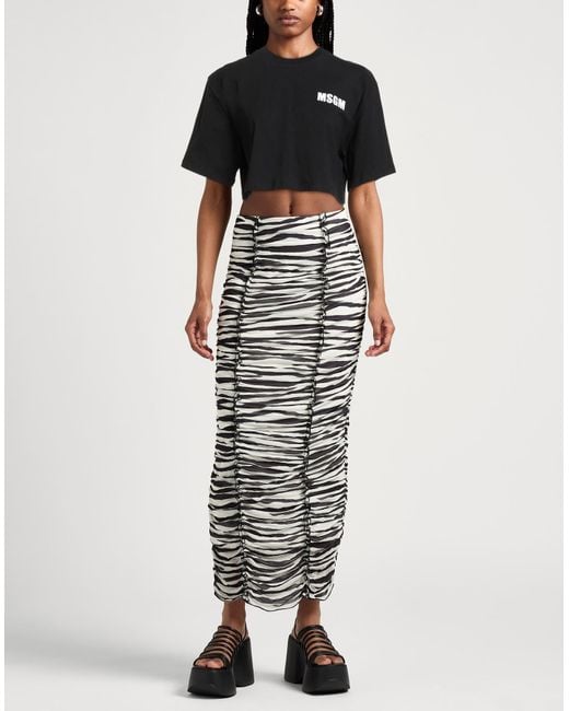 MSGM Black T-Shirt