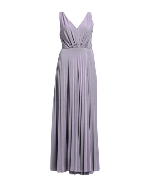 VANESSA SCOTT Purple Lilac Maxi Dress Polyester