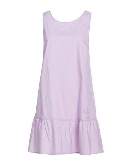 ARMANI EXCHANGE Purple Mini Dress