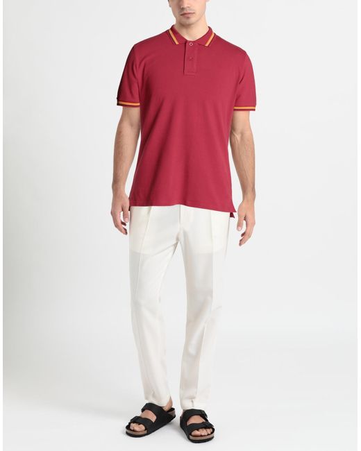 Sundek Red Polo Shirt for men