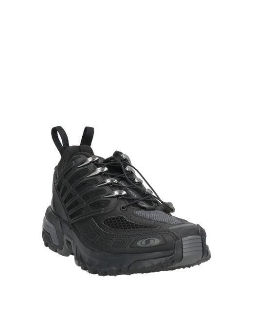 Salomon Black Sneakers Synthetic Material, Textile Fibers