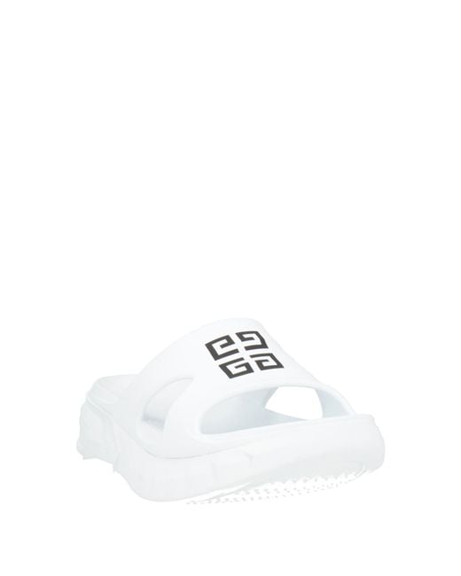 Givenchy White Sandals Rubber for men