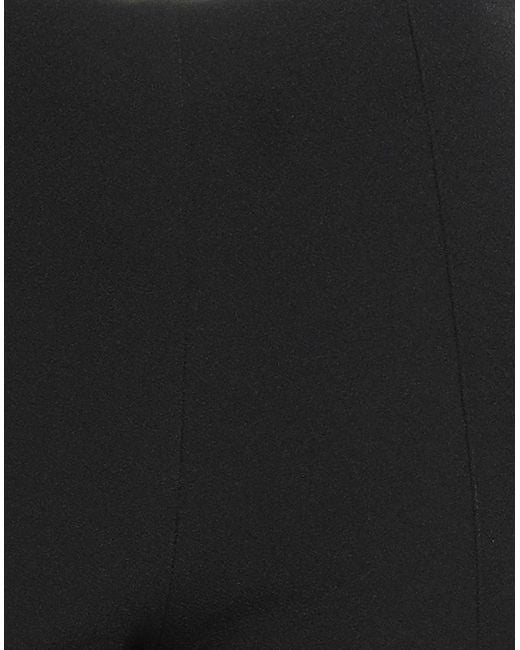 Semicouture Black Pants Polyester, Elastane