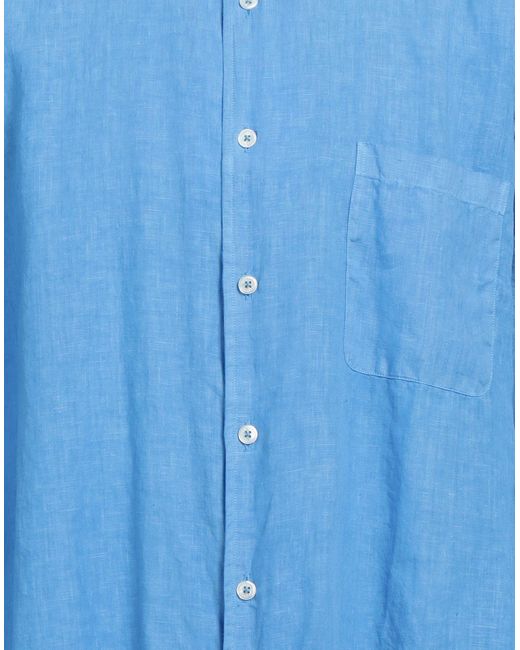 Camisa Fedeli de hombre de color Blue