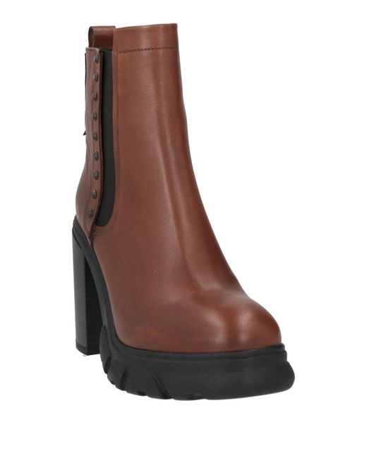 CafeNoir Brown Stiefelette