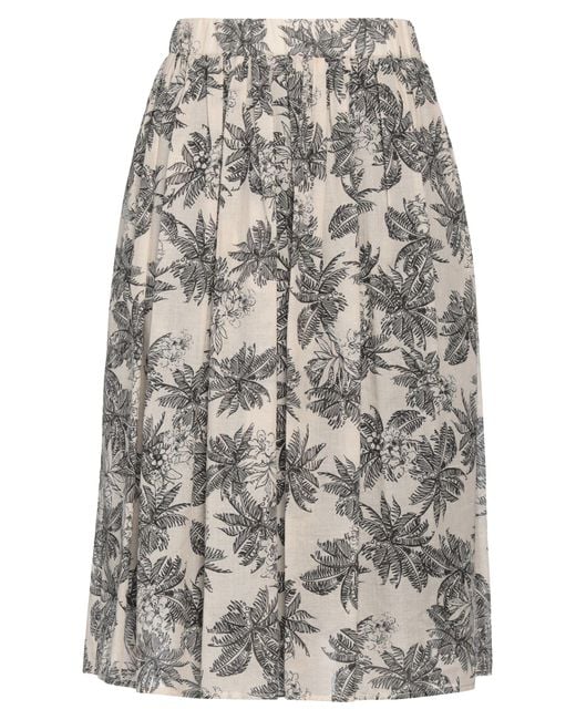 Shirtaporter Gray Midi-Rock