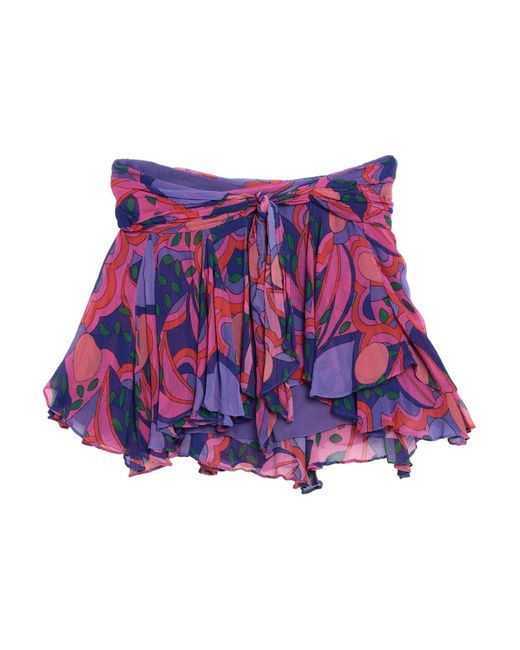Isabel Marant Purple Mini Skirt