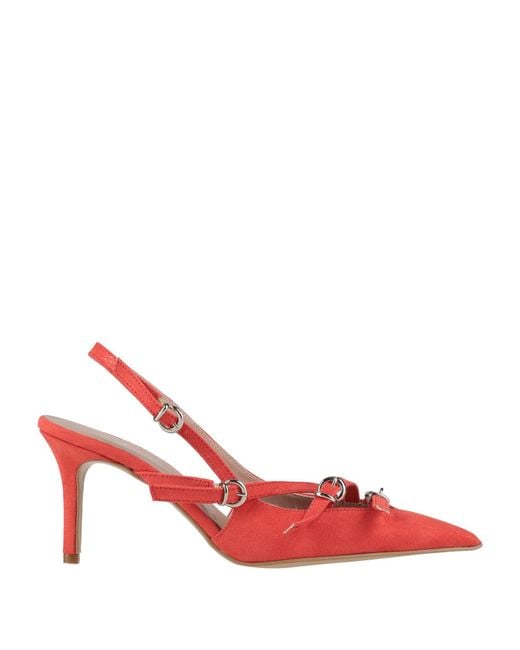 Divine Follie Red Pumps Textile Fibers