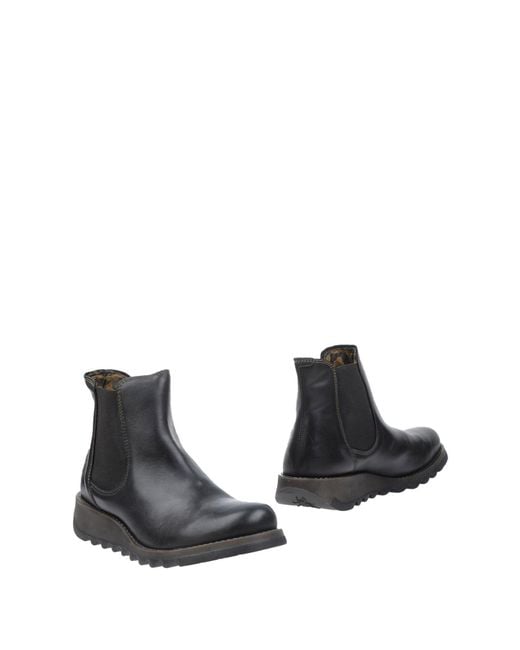 Fly London Black Ankle Boots