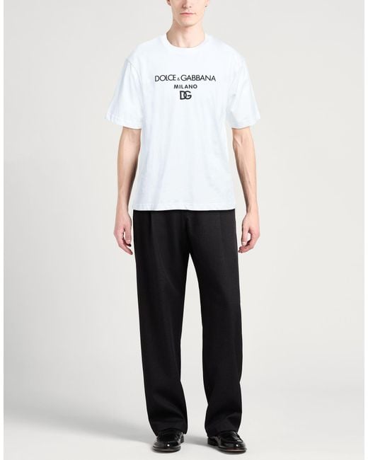 Dolce & Gabbana White T-shirt for men