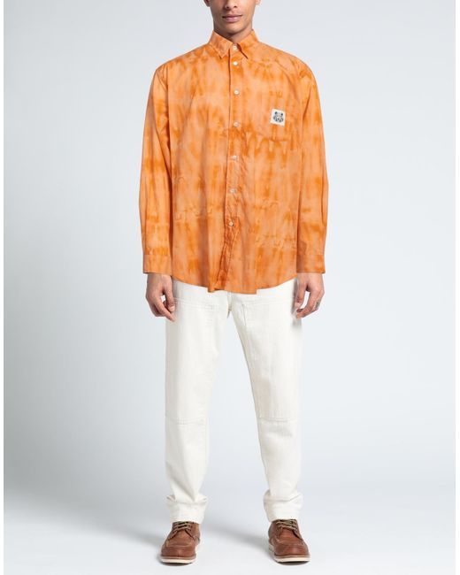 KENZO Orange Shirt for men