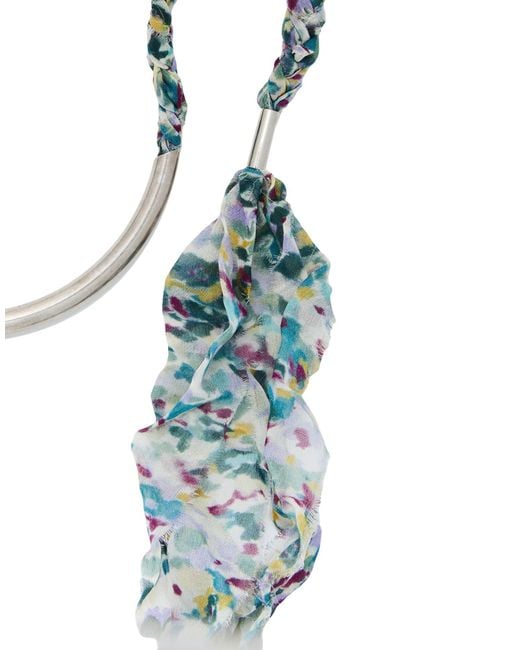 Isabel Marant Blue Necklace Metal, Textile Fibers
