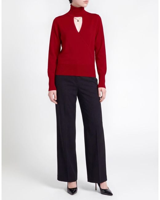 Elisabetta Franchi Red Turtleneck