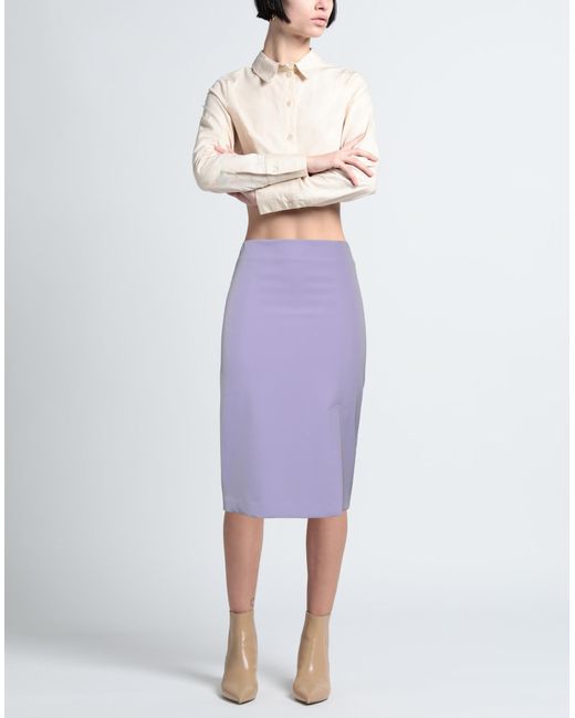 Hanita Midi Skirt in Purple | Lyst