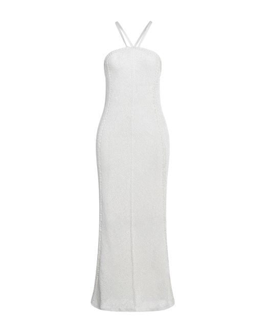 Forte_forte White Midi Dress