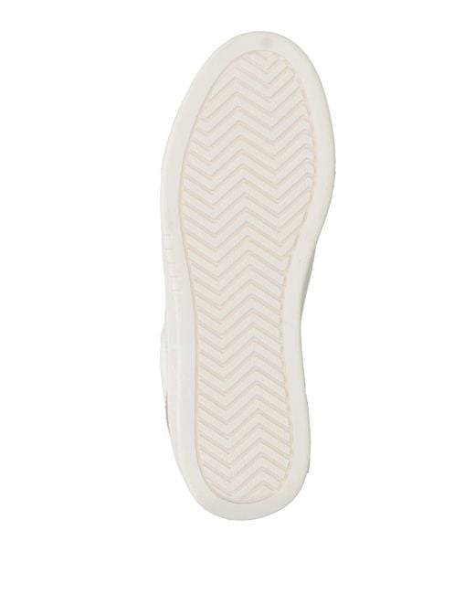 ARMANI EXCHANGE White Sneakers Polyester, Polyurethane
