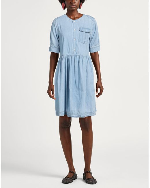 Replay Blue Mini-Kleid