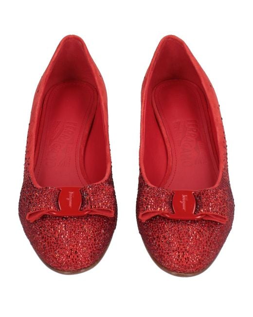 Ferragamo Red Pumps