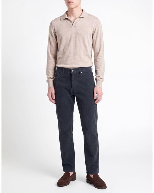 PT Torino Blue Midnight Pants Cotton, Elastane for men