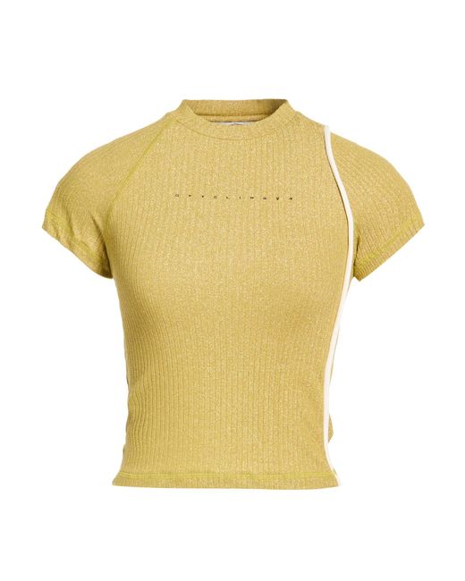 OTTOLINGER Yellow T-Shirt Polyamide, Metallic Fiber, Elastane