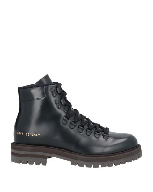 Common Projects Black Ankle Boots
