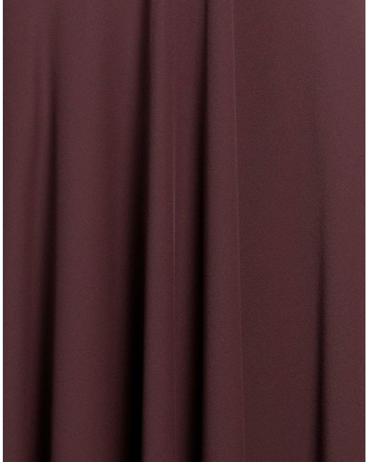 Erika Cavallini Semi Couture Purple Midi-Kleid