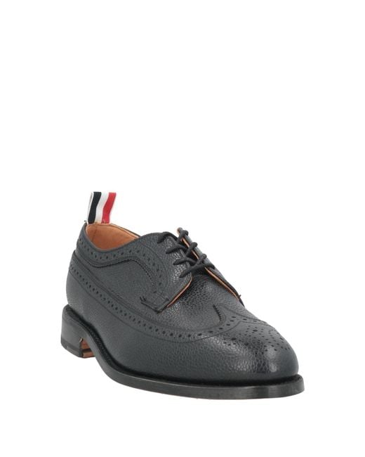 Thom Browne Gray Lace-Up Shoes