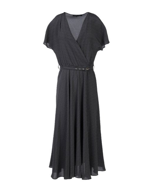KATIA GIANNINI Black Midi Dress