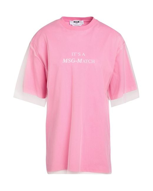 MSGM Pink T-shirt