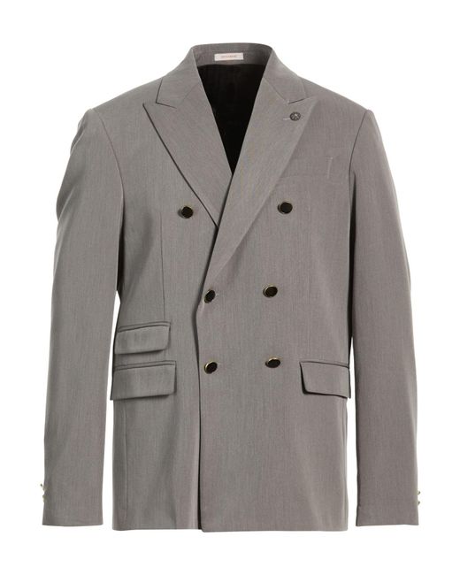 Officina 36 Gray Blazers for men