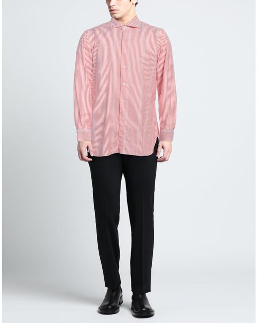 Camisa Isaia de hombre de color Pink