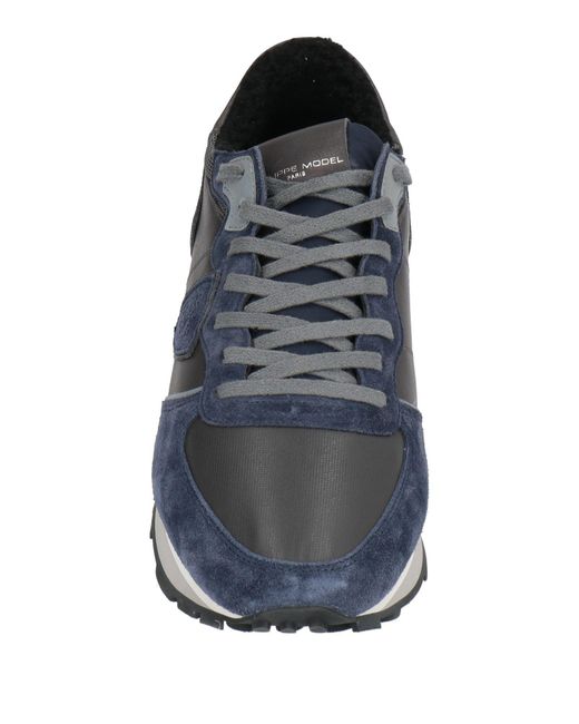 Philippe Model Blue Trainers for men