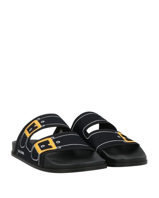 Marni Black Sandals for men