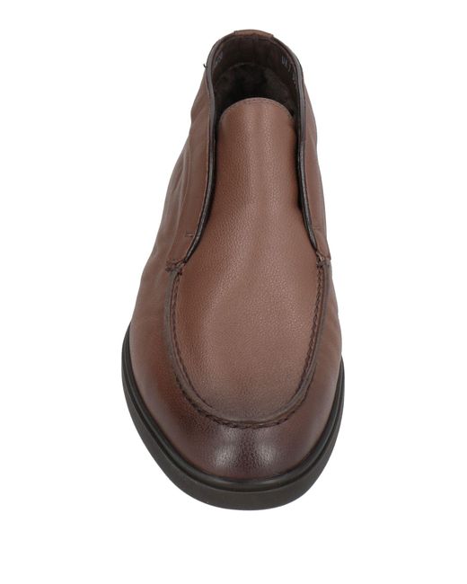 Santoni Brown Ankle Boots for men