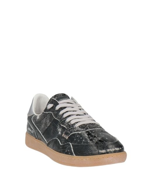 HIDNANDER Gray Charcoal Sneakers Leather