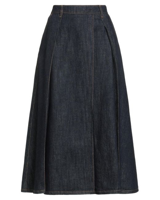 Tela Blue Denim Skirt Cotton