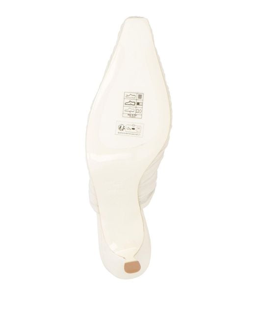 Jimmy Choo White Mules & Clogs