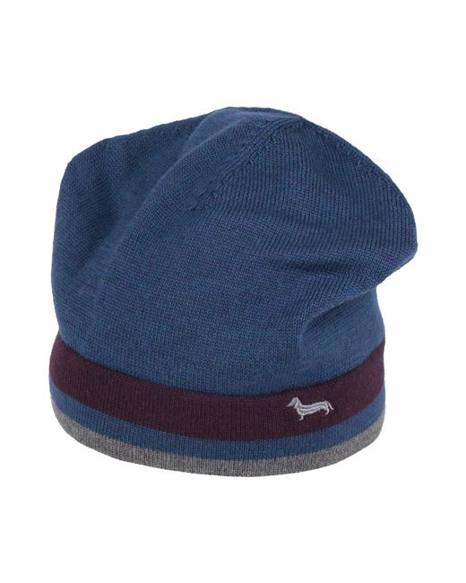 Harmont & Blaine Blue Hat Wool for men