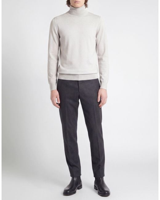 Paolo Pecora White Turtleneck for men