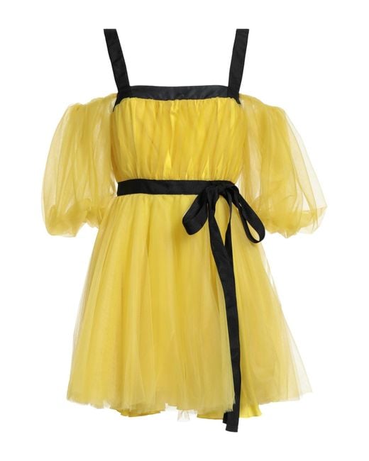 Pinko Yellow Mini Dress