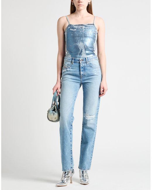 Pantalon en jean DIESEL en coloris Blue