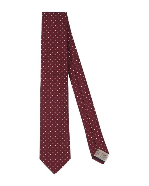 Altea Purple Ties & Bow Ties Silk, Cotton for men