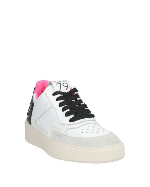 BLOCKS 79 White Sneakers