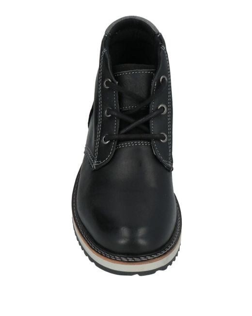 Lumberjack Black Ankle Boots for men