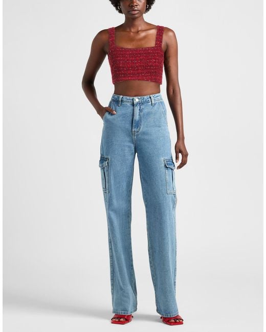 WEILI ZHENG Red Top