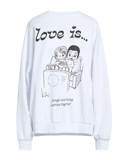 Gaelle Paris White Sweatshirt