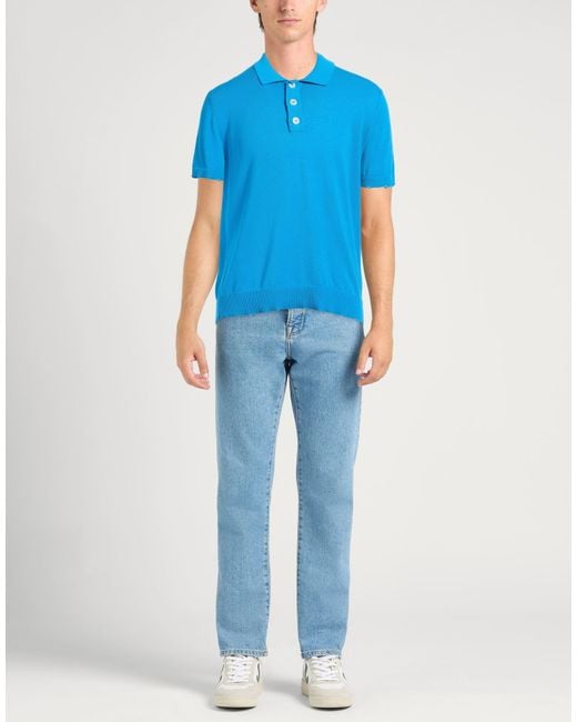 Amaranto Blue Jumper for men