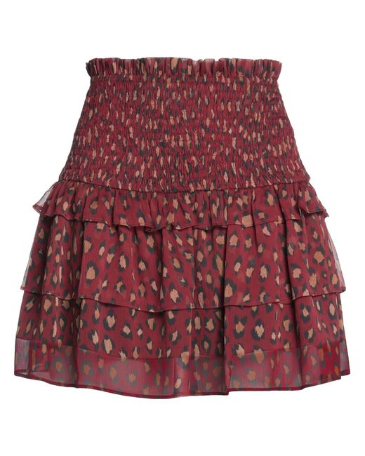 Twin Set Red Mini Skirt